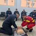 Sesiuni de prim ajutor ale paramedicilor SMURD pentru jandarmii ialomițeni