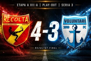 Binemeritat loc 3 la final de play-out