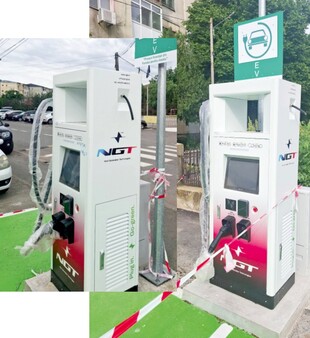Stațiile de încărcare electrică din Urziceni, vandalizate la scurt timp de la inaugurare
