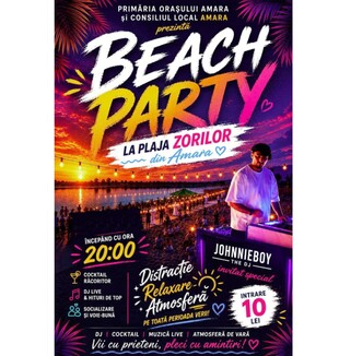 «Beach Party» săptămânal pe Plaja Zorilor