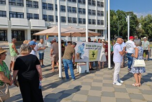 Slobozia: Protest anti-poluare olfactivă