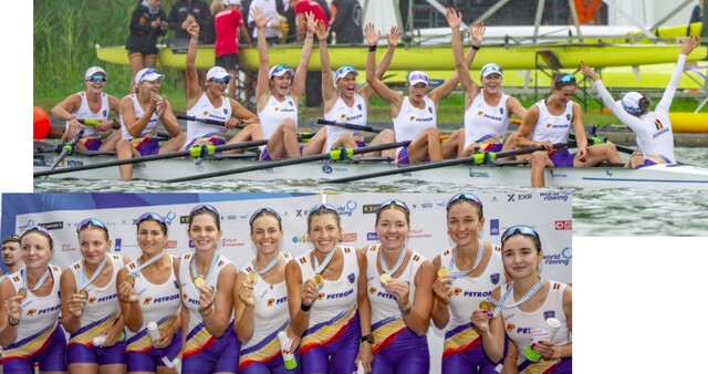 «Cetățeanul de Onoare» al comunei Săveni, Cristina Drugă scrie istorie pentru canotajul românesc: «Dublă» de aur și un nou record mondial la Campionatele Mondiale de Canotaj de la Amsterdam!