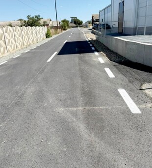 Strada Pescăruș din Țăndărei, complet modernizată pentru a deservi un nou centru comercial