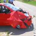 Săveni: A intrat cu un Matiz în pom