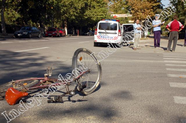Slobozia: Biciclist accidentat pe bulevardul Chimiei