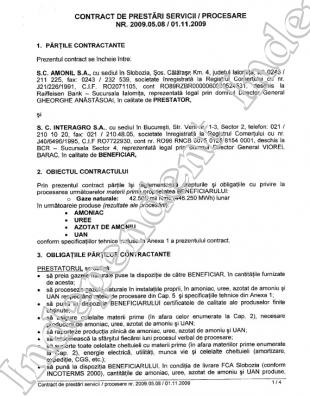 Interagro, MONOPOL pe producția Combinatului Chimic