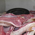 Fetești: Peste 800 kg carcase de porc, confiscate