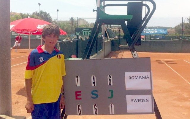 «Summer Cup U14-Cupa Davis»: Tenismenul slobozean Sorin Iordache, comportare onorabilă