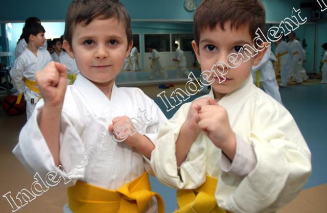 Rareș Ursu și Luca Olteniceanu, karate, Club Satori